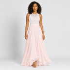Lace Dress Women's Flowy Fitted Waist Short Sleeve Summer