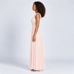 Lace Dress Women's Flowy Fitted Waist Short Sleeve Summer