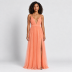 V-Neck Maxi Dress Women's Sleeveless Fitted Waist Lightweight