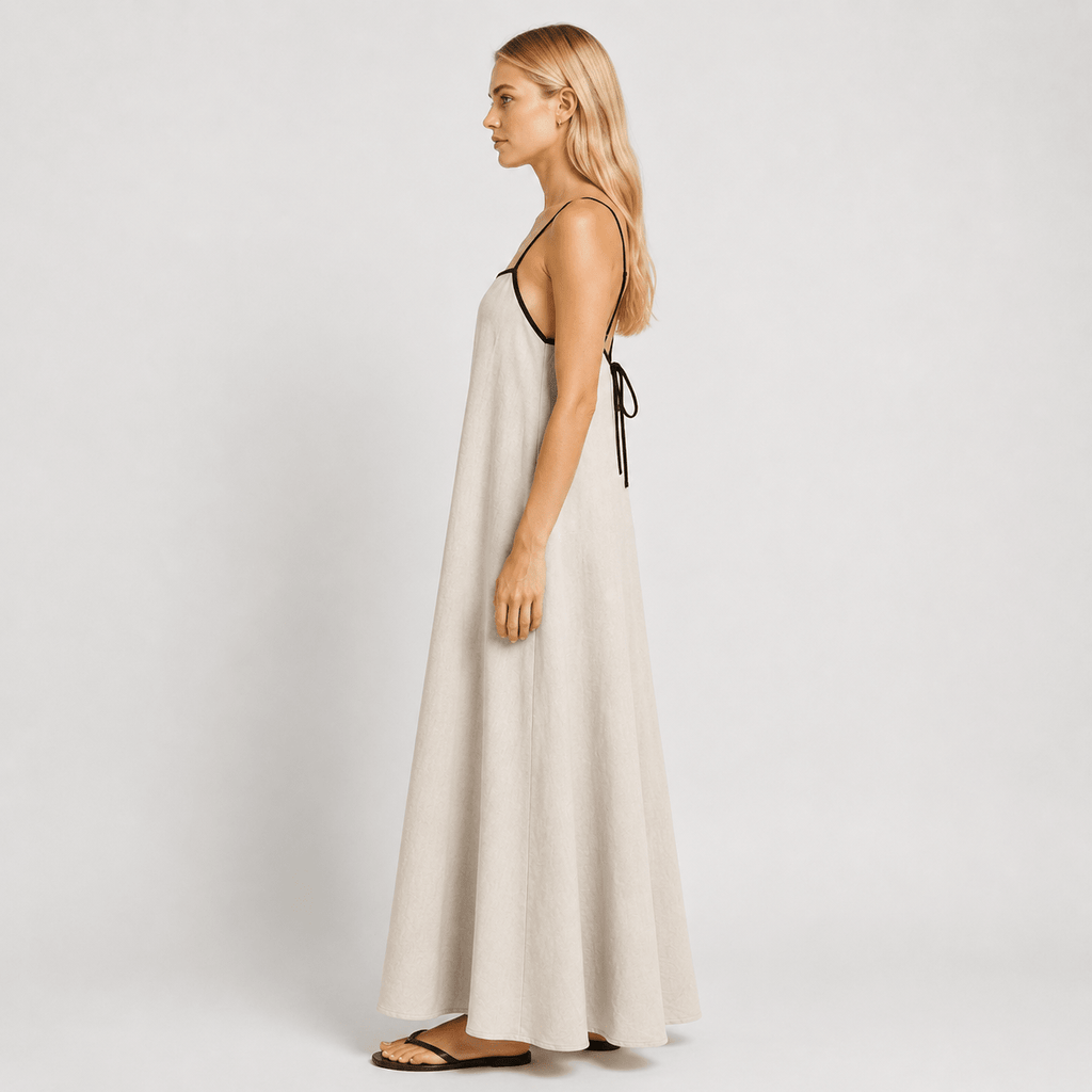 Women's Wedding Guest Maxi Dress Spaghetti Strap Flowy Summer