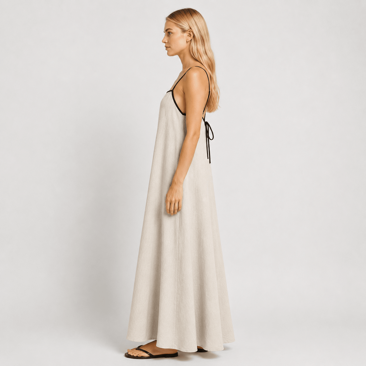 Women's Wedding Guest Maxi Dress Spaghetti Strap Flowy Summer